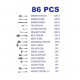 დანა-ჩანგლის კომპლექტი ARSHIA 86PCS TM612S (3Set/ctn) 1426