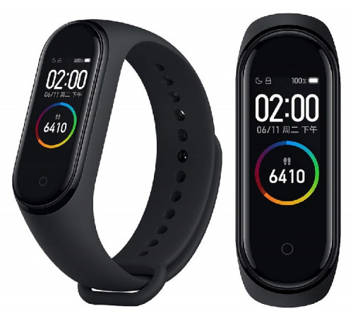 ჭკვიანი საათი XIAOMI Fitness bracelet Mi Band 4 BLACK ჭკვიანი საათი XIAOMI Fitness bracelet Mi Band 4 BLACK