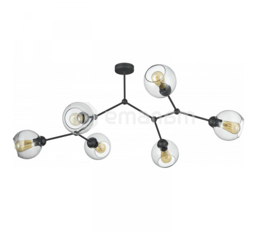 ჭაღი TK Lighting FAIRY 2731 6хE27 60W შავი ჭაღი TK Lighting FAIRY 2731 6хE27 60W შავი