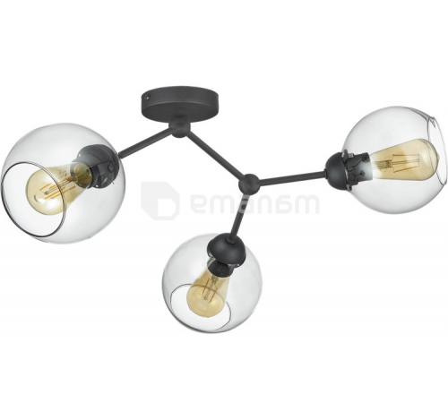 ჭაღი TK Lighting FAIRY შავი 4372 3х E27 max 60W ჭაღი TK Lighting FAIRY შავი 4372 3х E27 max 60W