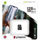 ფლეშ მეხსიერება Kingston 128GB (Single pack w/o adapter)