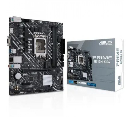 დედა დაფა PRIME H610M-K D4//LGA1700,H610,USB 3.2 GEN 1,M.2,MB