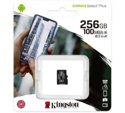 ფლეშ მეხსიერება Kingston 256GB (Single pack w/o adapter) ფლეშ მეხსიერება Kingston 256GB (Single pack w/o adapter)