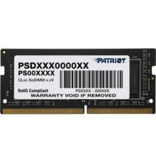 ოპერატიული მეხსიერება Patriot 4GB DDR4 2400MHz SO-DIMM (PSD44G240081S)
