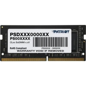 ოპერატიული მეხსიერება Patriot 4GB DDR4 2400MHz SO-DIMM (PSD44G240081S)
