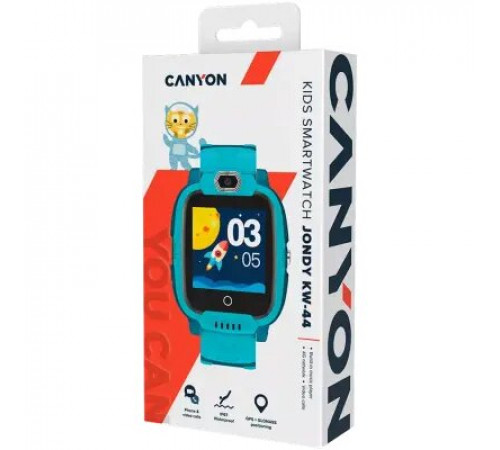 სმარტ საათი CANYON Jondy Kids Watch with GPS, LTE Green (CNE-KW44GB) (Works only with sim-card and active mobile internet) სმარტ საათი CANYON Jondy Kids Watch with GPS, LTE Green (CNE-KW44GB) (Works only with sim-card and active mobile internet)