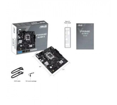 დედა დაფა PRIME H610M-R-SI//LGA1700,H610,DP,HDMI,VGA,MB 13th generation Intel DDR5