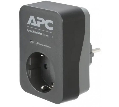 დენის გამანაწილებელი APC Essential SurgeArrest 1 Outlet Black 230V დენის გამანაწილებელი APC Essential SurgeArrest 1 Outlet Black 230V