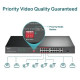 სვიჩი TP-link TL-SL1218P 16-Port 10/100 Mbps