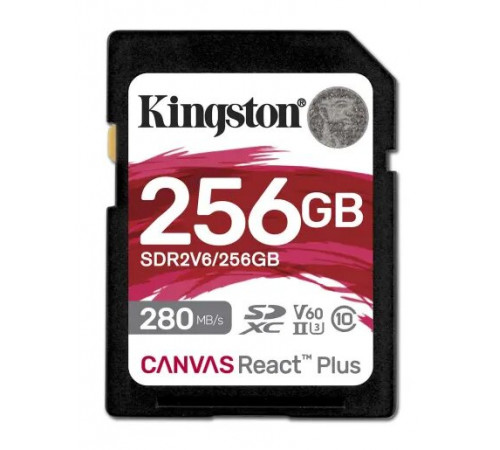 ფლეშ მეხსიერება Kingston 256GB SDXC ფლეშ მეხსიერება Kingston 256GB SDXC