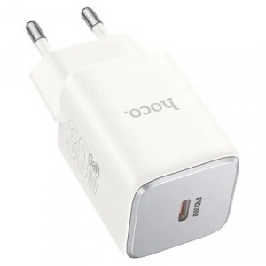 მობილურის დამტენი HOCO N43 PD30W moonlight white