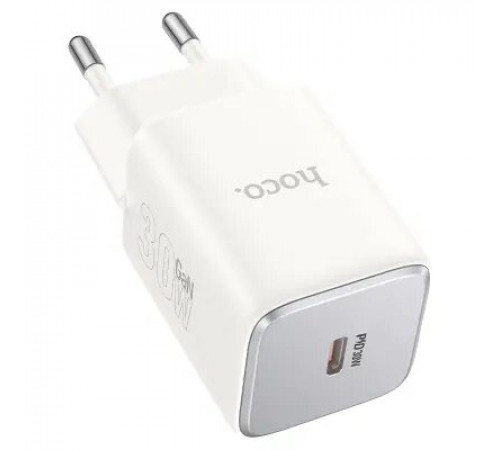 მობილურის დამტენი HOCO N43 PD30W moonlight white