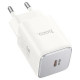 მობილურის დამტენი HOCO N43 PD30W moonlight white