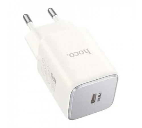 მობილურის დამტენი HOCO N43 PD30W moonlight white