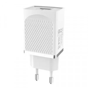 მობილურის დამტენი HOCO C42A 18W white