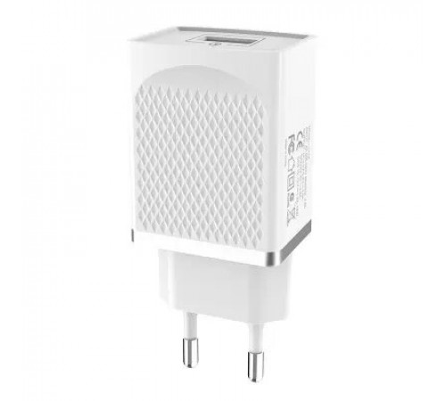 მობილურის დამტენი HOCO C42A 18W white