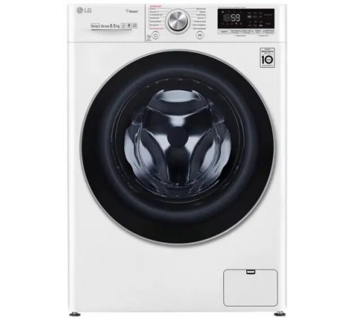 სარეცხი მანქანა LG F2V7GWL1W.ABWPMER 8.5 KG სარეცხი მანქანა LG F2V7GWL1W.ABWPMER 8.5 KG