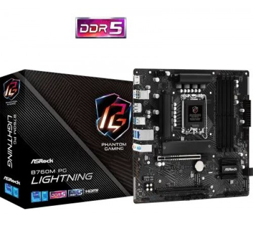 დედა დაფა MB B760 S1700 MATX B760M PG LIGHTNING ASROCK