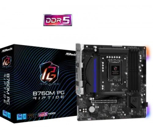 დედა დაფა MB B760 S1700 MATX B760M PG RIPTIDE ASROCK