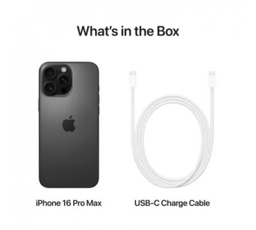 მობილური ტელეფონი APPLE iPhone 16 Pro Max 256GB Black Titanium მობილური ტელეფონი APPLE iPhone 16 Pro Max 256GB Black Titanium