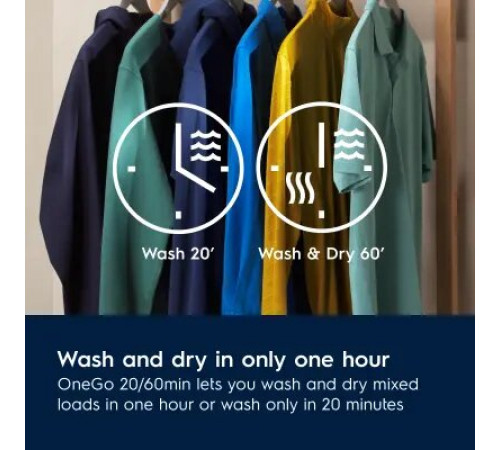 სარეცხი მანქანა საშრობით ELECTROLUX EW7W2492 სარეცხი მანქანა საშრობით ELECTROLUX EW7W2492