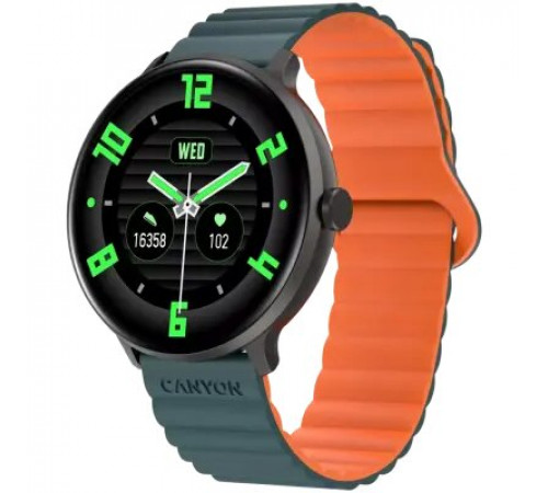 სმარტ საათი CANYON Jacky SW-69 Green Orange (CNS-SW69BG) სმარტ საათი CANYON Jacky SW-69 Green Orange (CNS-SW69BG)