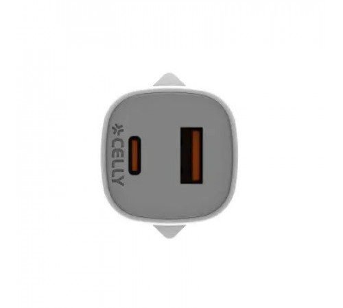 მობილურის დამტენი CELLY 25W 1xUSB-C White მობილურის დამტენი CELLY 25W 1xUSB-C White