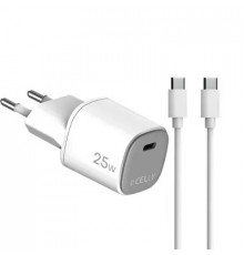 მობილურის დამტენი CELLY 25W White