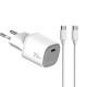 მობილურის დამტენი CELLY 25W White