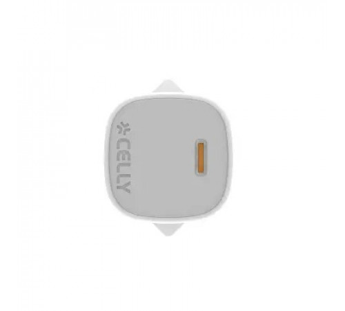 მობილურის დამტენი CELLY 30W GaN Wall charger White მობილურის დამტენი CELLY 30W GaN Wall charger White