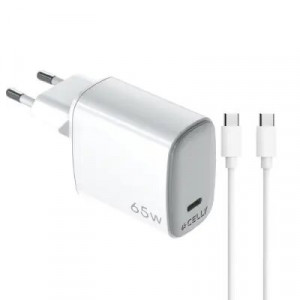მობილურის დამტენი  CELLY 65W White