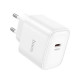 მობილურის დამტენი HOCO DC71 PD25W Charger Type-C White