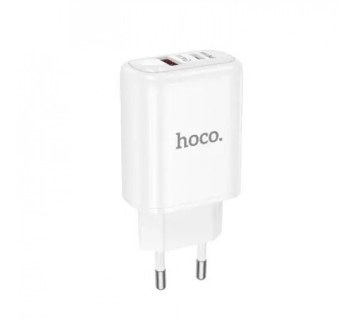 მობილურის დამტენი HOCO DC107 A White