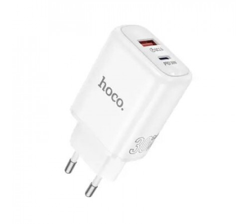 მობილურის დამტენი HOCO DC107 A White