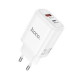 მობილურის დამტენი HOCO DC107 A White