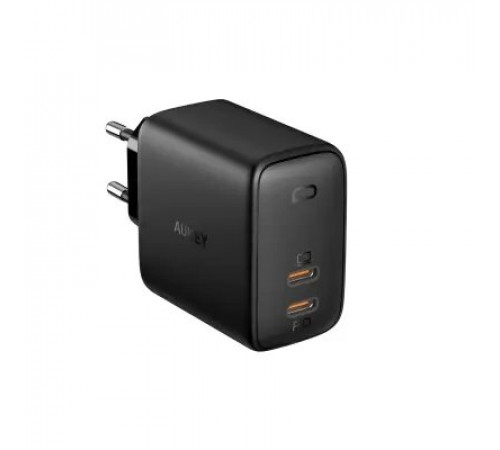 მობილურის დამტენი AUKEY PA-B4T 45W 2-Port PD Black მობილურის დამტენი AUKEY PA-B4T 45W 2-Port PD Black