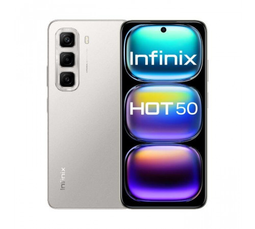 მობილური ტელეფონი INFINIX Hot 50 8GB/128GB Titanium Grey მობილური ტელეფონი INFINIX Hot 50 8GB/128GB Titanium Grey