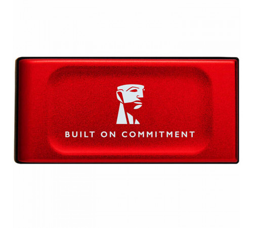 გარე მყარი დისკი KINGSTON SXS1000 1TB USB-C Portable SSD - Up to 1050MB/s - Red