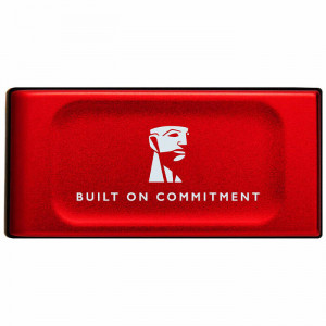 გარე მყარი დისკი KINGSTON SXS1000 2TB USB-C Portable SSD - Up to 1050MB/s - Red