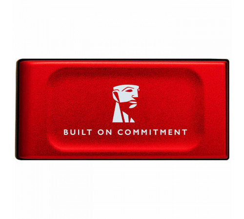 გარე მყარი დისკი KINGSTON SXS1000 2TB USB-C Portable SSD - Up to 1050MB/s - Red