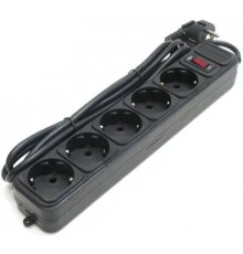 დენის გამანაწილებელი  GMB  5outlets SPG3-B-10C black   3m