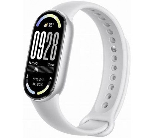 სმარტ საათი XIAOMI Smart Band 10 Glacier Silver (BHR07PSGL) სმარტ საათი XIAOMI Smart Band 10 Glacier Silver (BHR07PSGL)