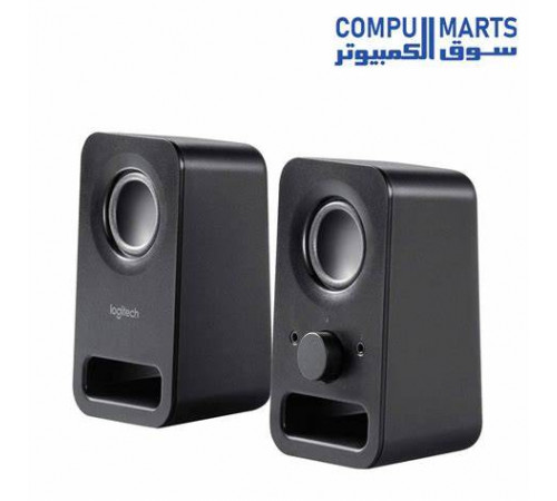 დინამიკები LOGITECH Z150 Stereo Speakers - MIDNIGHT BLACK - 3.5 MM დინამიკები LOGITECH Z150 Stereo Speakers - MIDNIGHT BLACK - 3.5 MM