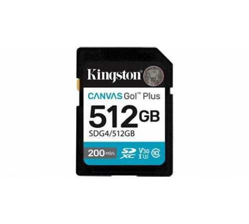 ფლეშ მეხსიერება Kingston Canvas Go Plus 512GB ფლეშ მეხსიერება Kingston Canvas Go Plus 512GB
