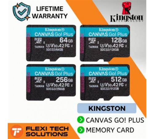 ფლეშ მეხსიერება Kingston Canvas Go Plus 512GB ფლეშ მეხსიერება Kingston Canvas Go Plus 512GB