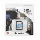 ფლეშ მეხსიერება Kingston Canvas Go Plus 512GB SD Card