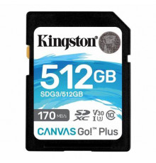 ფლეშ მეხსიერება Kingston Canvas Go Plus 512GB SD Card