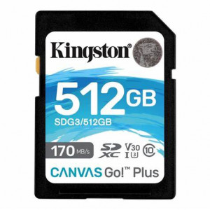 ფლეშ მეხსიერება Kingston Canvas Go Plus 512GB SD Card