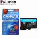 ფლეშ მეხსიერება Kingston Canvas Go Plus 64GB