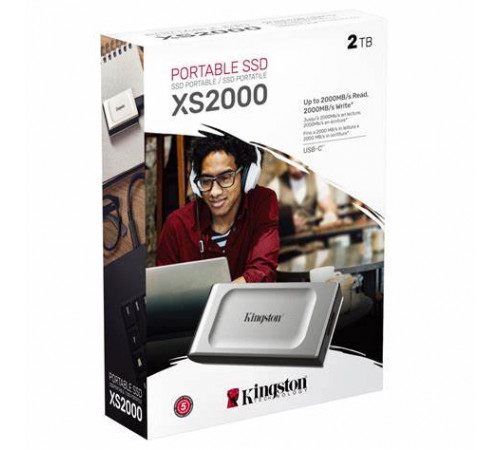 გარე მყარი დისკი KINGSTON XS2000 External Solid State Drive (SSD) 2TB